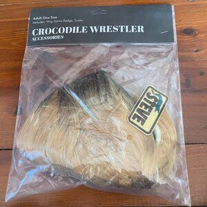 Crocodile Wrestler Hunter Costume Accessories Adult One Size Steve Irwin Aussie